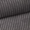 Fabreco - CORDSTOFF Polsterstoff Meterware - Stoff Meterware (100cm x 142cm) | 380 g/m2 | POSTON Dekostoff Breitcord - Polsterstoff Möbelstoff - Möbelstoffe: Cord Stoff für Sofa & Stühle (Grau)