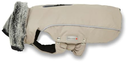 Wolters Winterjacke Amundsen für Dackel, Größe:44 cm, Farbe:taupe