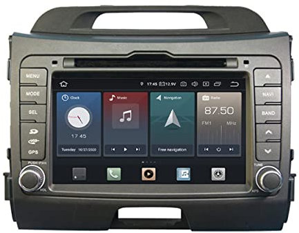 Kompatibel mit: Kia Sportage III 8 Touchscreen Android Autoradio DVD GPS Navigation CarPlay AndroidAuto