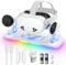 Polegas for Meta Quest 3s/Quest 3 Charging Dock, 20W Fast Charging Dock for Meta Quest 3S/3 with LED Indicator, Magnetic Charging Dock Station for Headset/Controller, with 2 Rechargeable Batteries