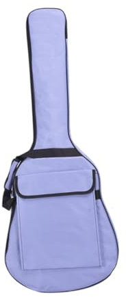 Luwecf Gitarrentasche für Folk Gitarre mit strapazierfähigem Design und zusätzlichem Stauraum, Lila