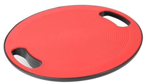Balance Board Fitnessbrett Gleichgewichtsbrett Koordinationsbrett Wackelbrett Robustes Stabilitätstraining für Erwachsene- Rot