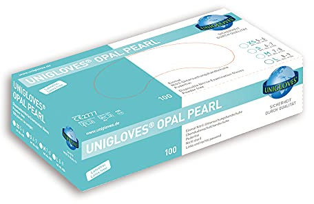 1000 Unigloves Opal Pearl Nitrilhandschuhe Gr. S - unsteril - puderfrei - latexfrei