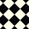 York Black and White Diamond Pattern Vinyl Flooring | Foam Backed | Bubblegum & Liquorice Range (3m x 4m)