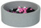 Velinda Piscine a balles pour Enfant, Aire de Jeu + 150 balles (Couleurs des balles: Noir,Blanc,Rose Clair,Gris)