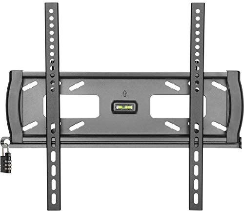 Eaton Tripp Lite Feste TV-Wandhalterung 32–55 Zoll, Schwerlast, Sicherheit, Fernseher & Monitore – Flach/Gebogen, UL-Zertifiziert (Schwarz) (DWFSC3255MUL)