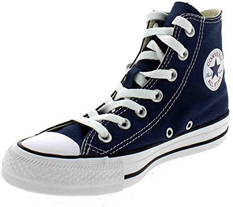 Converse Chuck Taylor All Star Classic High Top Sneakers Mixte Adulte, Taille 45 EU, Bleu Marine, 43 EU