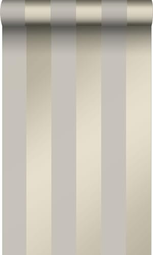 Origin papier peint à rayures taupe 53 cm x 10,05 m Wallcoverings
