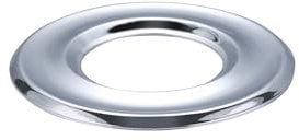 2 Rosaces Plates pour Robinetterie Ø55 millimètres - 20x27 - Epaisseur 2 millimètres NOYON & THIEBAULT