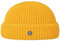 HAMMABURG Strick Dockermütze Damen/Herren - Made in Italy - Beanie mit Wolle - Mütze in Einheitsgröße - Herbst/Winter gelb One Size