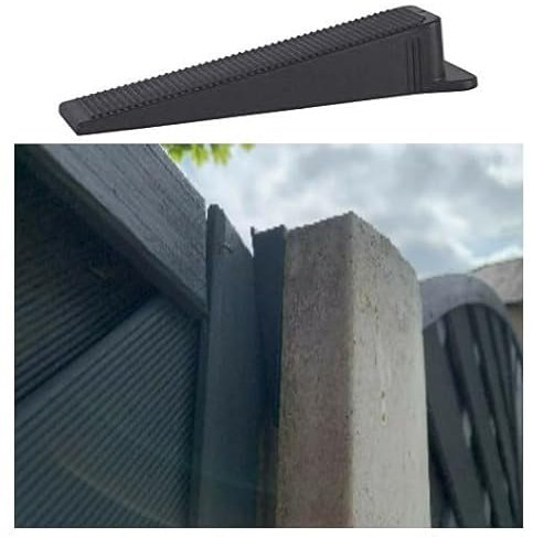 Tape Tech Fence Panel Wedges (20 Pack) Fence Panel Noise Stoppers Security Brackets Stop Fence Panels Rattling & Banging in the Wind