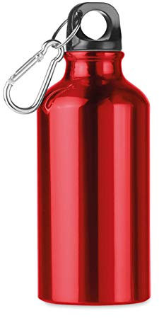AllGadget Borraccia in Alluminio 400 ml (Rosso)