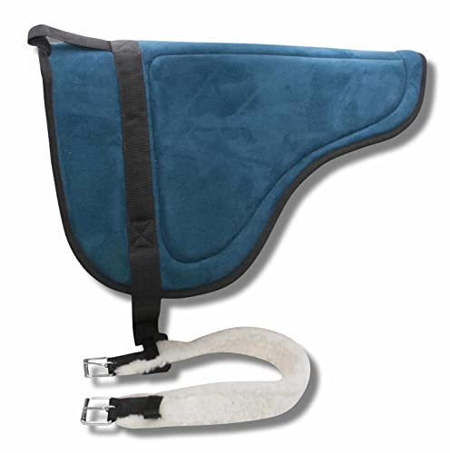 AMKA Bareback Pad Teddy mit Kunstfell, Haltegriff und Sattelgurt