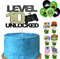 Tortendeko Geburtstag Junge Videospiel Torten Deko Gaming 24 Stück,10th Geburtstag Kuchen Deko Cake Topper Happy Birthday, level 10 unlockedKuchen Dekorationen für Jungs (Level 10)