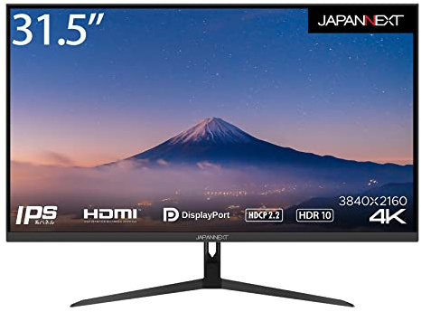 JapanNext PC-Monitor | IPS-Panel | 31,5 Zoll | 4K UHD | Neigung verstellbar | 16:9 – 3840 x 2160 | 60 Hz | 5 ms | Blaulichtfilter | Flicker-Free