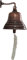 ACL Home Pub Bar Zubehör Handtürklingel - Wandmontierte Bar-Türklingel Nautische Dekorationen - Einzigartige Kupfer-Türklingel mit Lauten und knackigen Klängen Ideal für Weihnachten (10 inch)