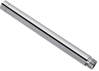Shower Head Extension Arm 8 Inch Shower Extension Tube Handheld Shower Pipe Head Extender Stainless Steel Round Shower Pipe for Fixed Shower Head