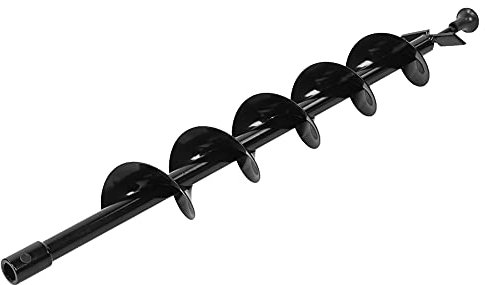 Erdbohrer Bohrer Gartenpflanzpfahl Erdbohrer 100 X 800 Mm Einzelklinge für Garten-DIY-Projekte