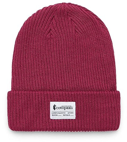 Cotopaxi Wharf Beanie Patch Burgundy - -