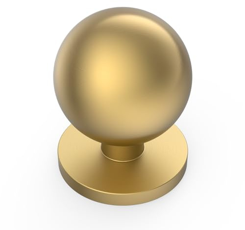 Coinkoly 12 Pack Cabinet Knobs Champagne Bronze Single Hole Round Knobs Door pulls Kitchen Cabinet Knobs Drawer Knobs for Cabinet and Dresser Drawers 0051