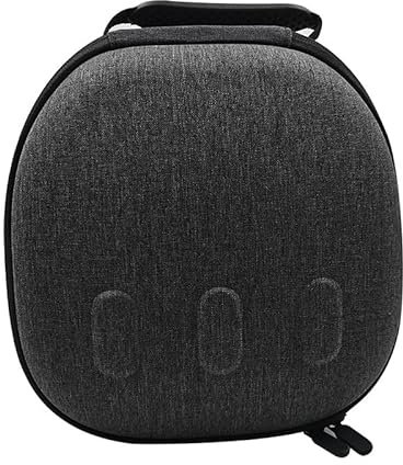 BeisDirect Custodia per cuffie da gioco Meta Quest 3 VR, custodia rigida da viaggio compatibile con accessori Quest 3, borsa portatile in EVA a prova di caduta, grigio, Nero , moderno