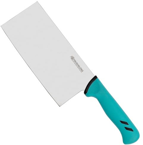 YOUSUNLONG Mannaia - Coltello per affettare carne e verdure da 180 mm - Lama in acciaio al molibdeno di alta qualità ad alto tenore di carbonio - Affilata come un rasoio - Impugnatura ergonomica e ant