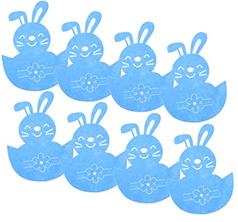 Zerodeko 8St Kaninchen Bestecktasche osterhasen Besteckhalter Gabelschneider Löffel Tasche geschenk Frühlingsdekor Taschen für Gabelschneider Bestecktaschen