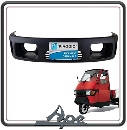 MASCHERA MASCHERINA CENTRALE FARI PARAURTI CENTRALE FRONTALE PER PIAGGIO APE 50 DUE FARI ORIGINALE PIAGGIO