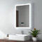 EMKE Illuminated Bathroom Mirror LED Light, 500x700 mm Bathroom Mirror with Shaver Sockets, Demister + Bluetooth Speaker + Touch Switch, Wall Mounted Mirrors Vertical