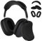 Apple AirPods Max Silicone Case - 7-in-1 Headphones Cover, Sweat-Proof Ear Pad & Cups Protector, Headband Cover, Soft Shell Protectors (Black)
