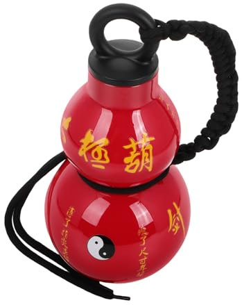 JOINPAYA Botella De Agua Gourd Wukong Botella Deportiva Retro para Gimnasio con Gran Capacidad y Diseño Distintivo