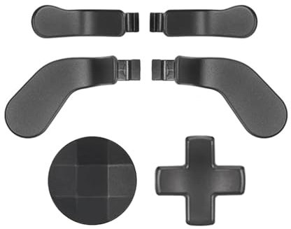 Dakexiong 6 in 1 Elite Series 2 Paddles für Xbox Elite Series 2 Controller, Metall D-Pads für Elite Series 2 Core, Ersatz-Directional Pad Kits für Xbox Elite Controller Series 2(Schwarz)