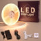 GOMING Motion Sensor COB LED Strip Light 32.8ft(10M) Warm White 3000K CRI 93+ 3 Lighting Modes 3 Timing Off Modes 3 Brightness Modes with Power Adapter for Kitchen Cabinets Stair Showcase Bedroom Bed