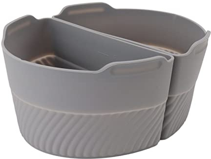 LUCKDANO Small Slow Cooker, Insert Replacement Double (Grey)