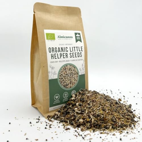 Organic Little Helper Seeds/Cover Crop 300g - Begleitpflanzen und Untersaat für Living Soil - Gründüngung für Indoor Cannabis Anbau