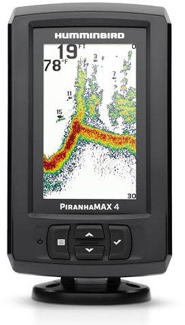 Humminbird Piranha MAX 4 - SONDA Color 4.3 Zoll LCD Fischfinder 2 Pfund