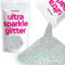 Hemway Ultra Sparkle Glitter - Silver Holographic | Ultrafine Metallic Flakes for Resin & Epoxy Crafts | Supplies for Tumblers, Festival, Hair, Face, Body, Eye & Nail Art Decoration | 100 g