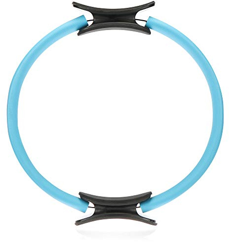 com-four® Pilatesring, Widerstandsring für Yoga und Pilatestraining | Fitnessgerät für Oberschenkel und Arme