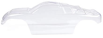 Custom Body unlackiert mit Aufklebern, klare Karosserie, kompatibel für RC Auto oder LKW im Maßstab 1:10 (Zug nicht im Lieferumfang enthalten) R-C-01