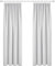 Deconovo Gardinen Verdunkelungsvorhang Kräuselband Schlafzimmer Thermogardine, 229x229 cm(HöhexBreite), Silber Grau, 2er Set