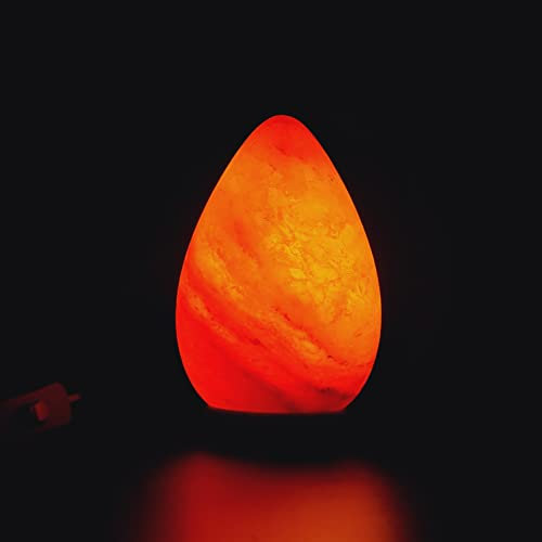 Himalayan Oval/Egg Shaped Salt Lamp, Beautifully Hand Crafted Lamp, Crystal Salt Lamp, Healing Lamp, Air Purifier, Therapeutic, Home Decor