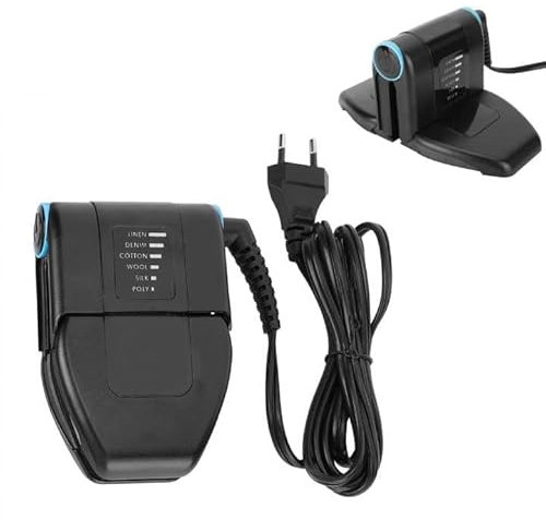 Plancha de viaje de vapor, plancha de viaje compacta portátil plegable, artículos para el hogar Mini plancha eléctrica plegable portátil Plancha de vapor de mano para viajes(UE 110-220V)