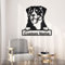 SOULSIS Personalisierte Appenzeller Sennenhund Dog hölzern Sign Art Appenzeller Sennenhund hölzernschild | Hund Geschenk | Geburtstagsgeschenk