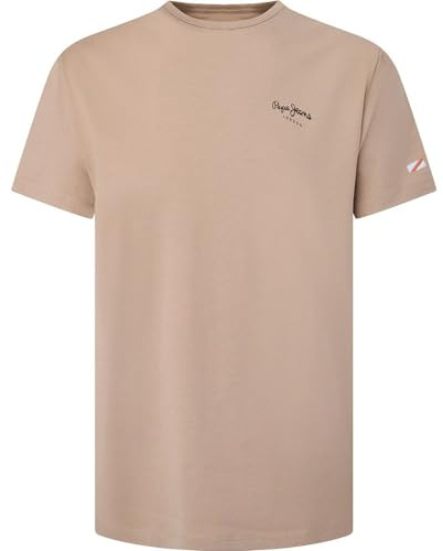 Pepe Jeans Herren Original Basic 3 N T-Shirt, Braun (Stowe), L