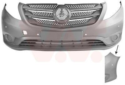 VAN WEZEL Stoßfänger 3082572 vorne | Kompatibel mit: MERCEDES-BENZ eVITO Kasten, eVITO Tourer, VITO Kasten, VITO Mixto, VITO Tourer