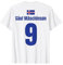 Island Sauf Trikot 9 | Mallorca Sauf Trikot Weiss | Fussball T-Shirt