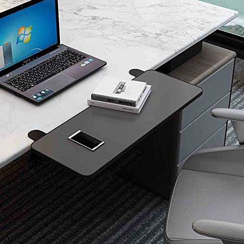 GUNEL Tastaturauszug unter dem Schreibtisch, Desk Extender Tray, Clamp-on Keyboard Extension Platform, Faltbare Ablage für Ellenbogenstütze Desk Arm Support, Table Mount (Color : C, Size : 75 * 25cm)