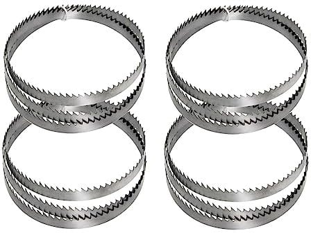 Juego de 4pcs, Hojas De Sierra De Cinta 1140x13x0 65 de Metal 10/14 Dientes Bimetálico M42