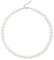 Duriya Perlenkette Damen Weiße Perlen Halskette für Frauen und Mädchen verstellbare Perlenimitaten Runde mit 6–12 mm Pearl Necklace Schmuck 10mm Standardverpackung