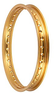 Felge 1,6 x 16 Alufelge Gold eloxiert - für Simson S50, S51, KR51 Schwalbe, SR4